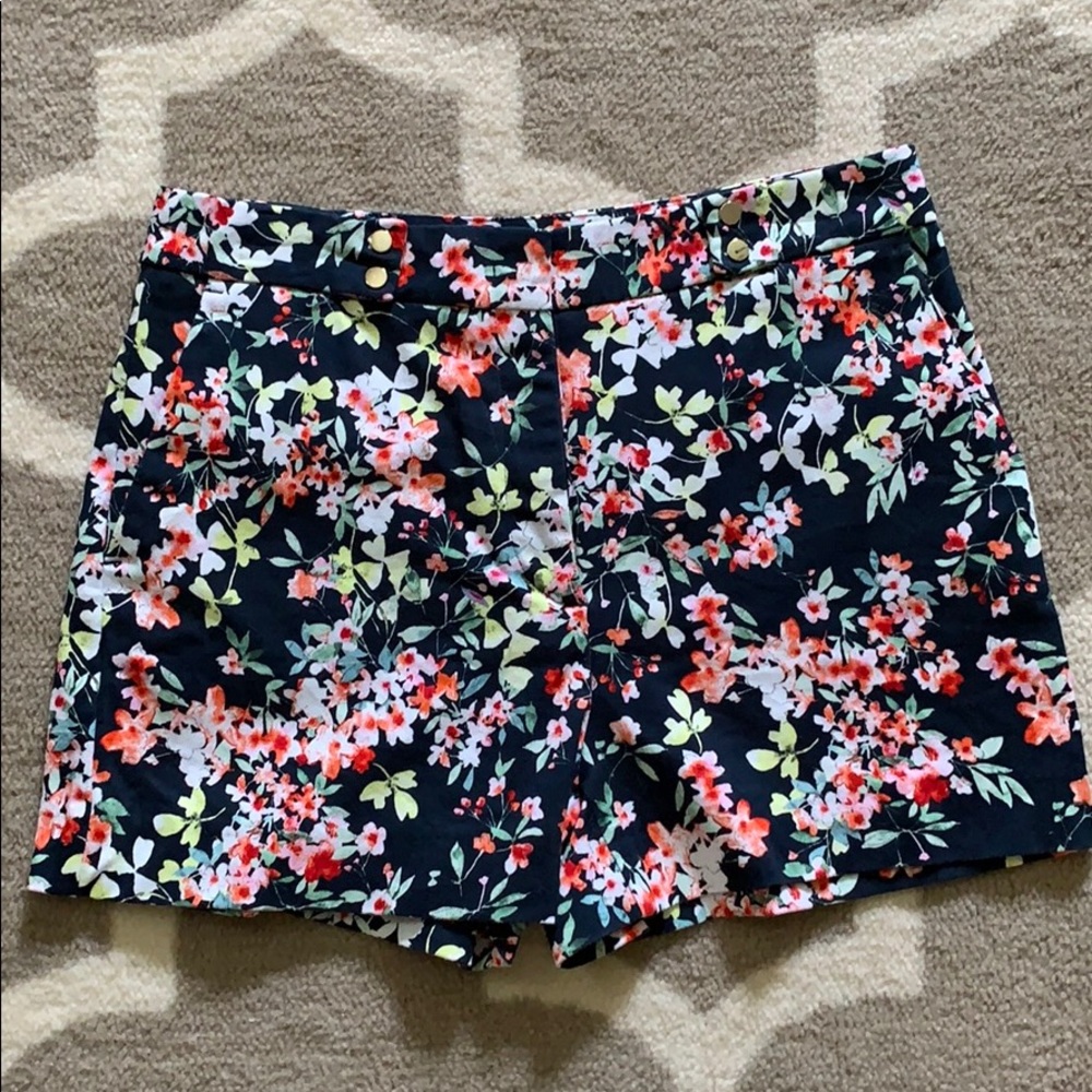 Women’s multi-colored floral shorts